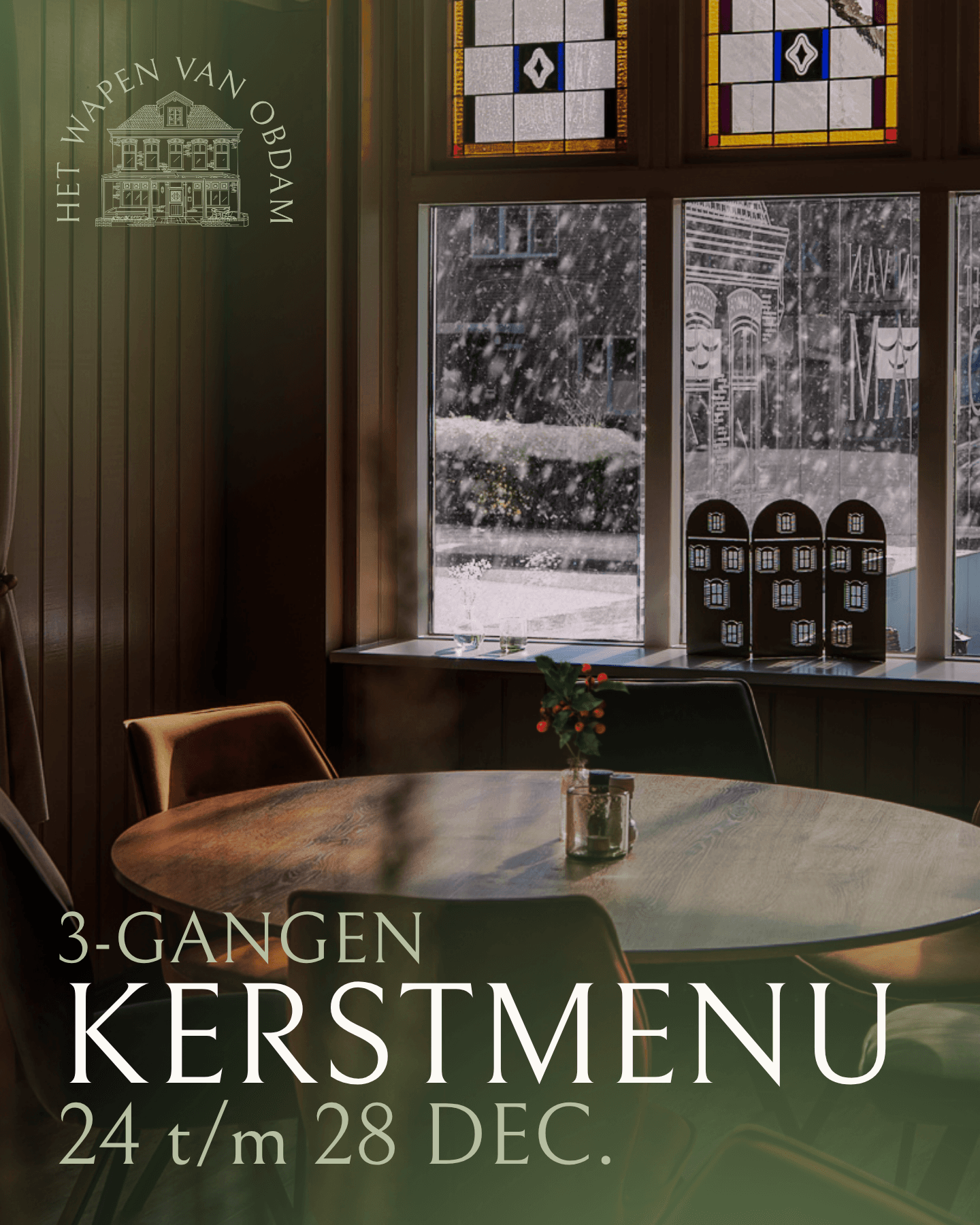 3-Gangen Kerstmenu 2026
